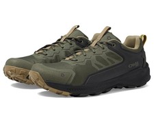 Scarpa da trail uomo Oboz Katabatic bassa B-Dry impermeabile sempreverde