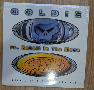 GOLDIE VS RABBIT IN THE MOON ''INNER CITY LIFE'' THE USA REMIXES  NEAR MINT 12''