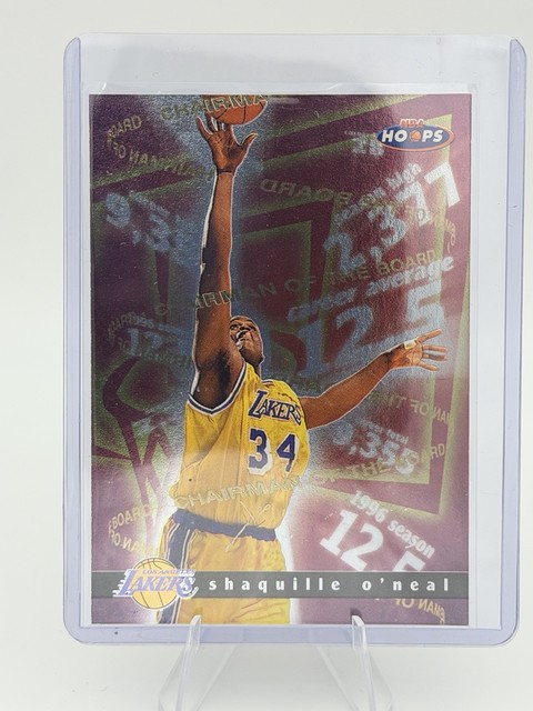 SkyBox 1997-98 NBA Hoops Chairman of the Board Shaquille O'Neal #1 CB