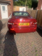 Lexus Is250c SEL Convertible 2009 Red 2.5 V6