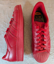 Rare Adidas Superstar x Pharrell Williams Supercolor Red - Size UK 9