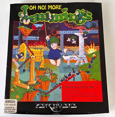 Psygnosis Oh No! More Lemmings Lemmings-Serie Amiga PAL mit Handbuch