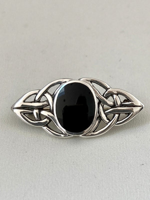 Kit Heath Sterling Silver  925 Celtic Design Brooch Small Brooch 2.8cm