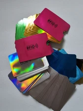 5x RFID Blocking Sleeves Credit/Debit/ID Card Protector Anti-Theft Secure Cover