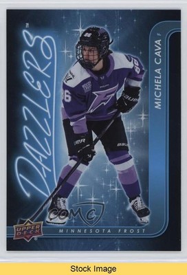 2024-25 Upper Deck PWHL Dazzlers Blue Michela Cava #DZ-3 READ 1d3