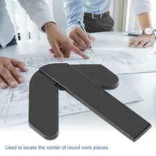 Plastic Center Finder Ruler Z073B Measuring Tool for Mini Lathe Milling Machine