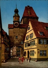Markusturm Rothenburg ob der Tauber vintage postcard y381