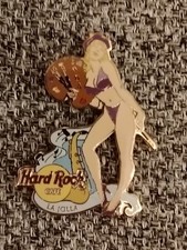 PIN GIRL HARD ROCK CAFE/ LA JOLLA PAINTING SEXY GIRL 2004