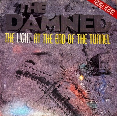THE DAMNED The Light At The End of The Tunnel PROMO 2xLP Best Of + Rarities