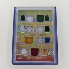 2025 Leaf Glory of the Game Webber Malone Duncan Barkley Garnett The 7 Patch /30