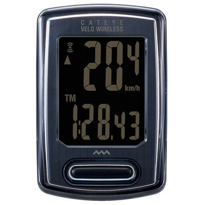 Cateye Velo Wireless Fahrrad Fahrradcomputer | Stealth Edition