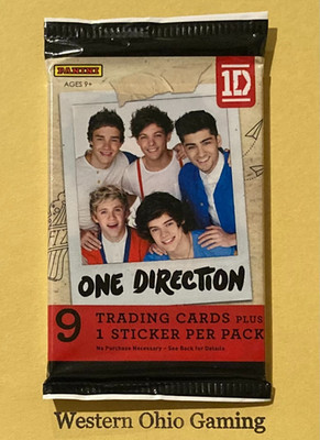 Panini One Direction Trading Card Pack NEW Stickers 1D Harry Styles Liam Payne