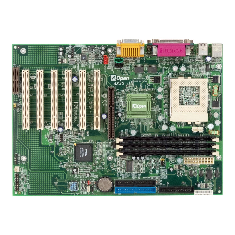 Motherboard AOPEN AX33 Socket PGA370 Sdram AGP PCI AMR ATX - Image 2 of 3