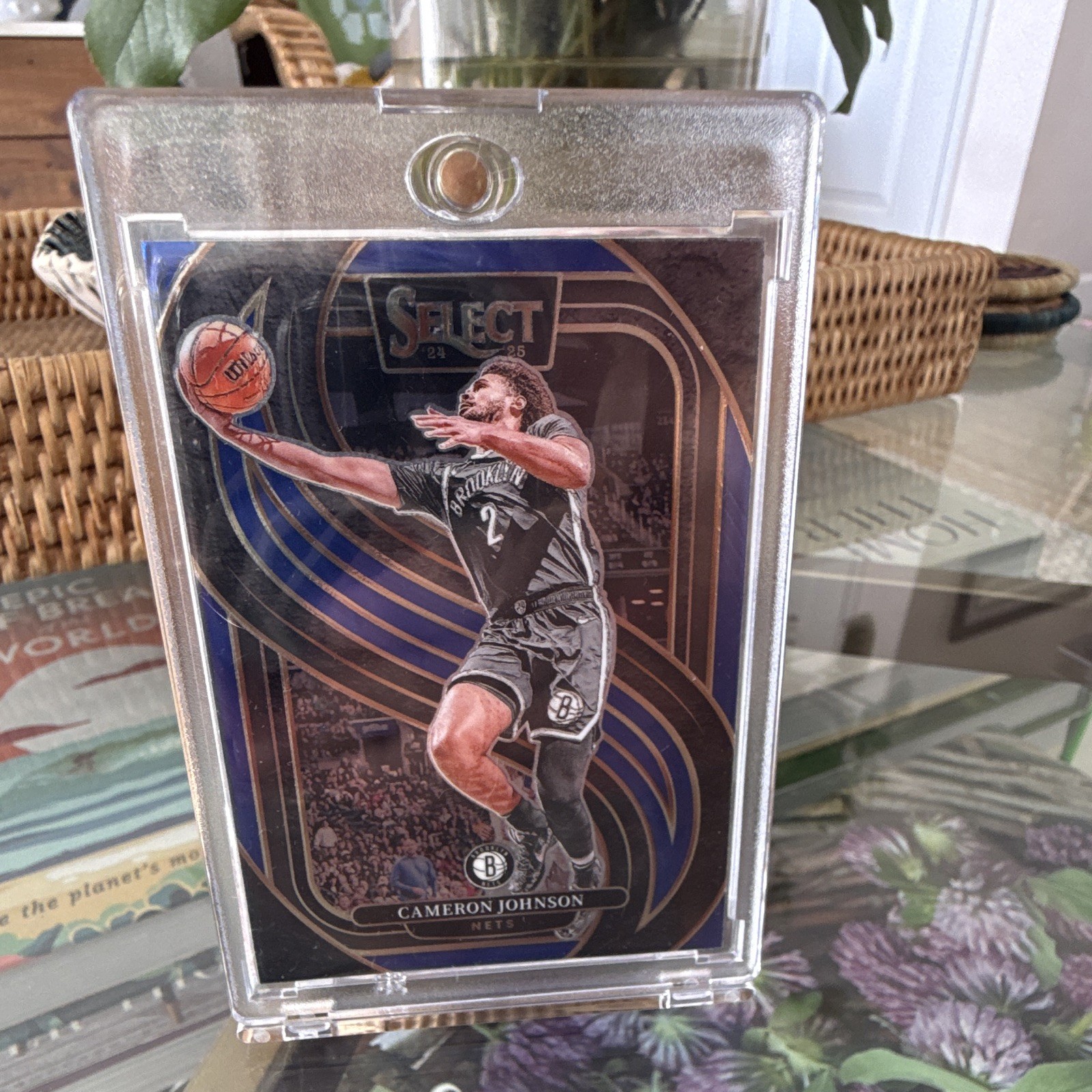 2024-25 Panini Select - Premier Level Cameron Johnson #121 Blue Prizm