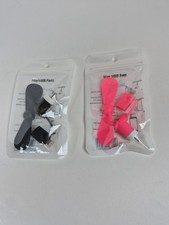 2 Mini Cell Phone Fan 2-in-1 Compatible with iPhone, Android Micro USB plug 