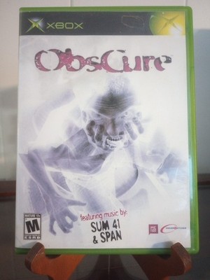 Used DreamCatcher Obscure Xbox Survival Horror 2-Player Mode Disc Has Scratches 