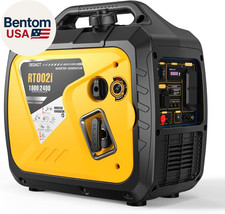 Generatore Inverter Portatile 2400 Watt - Piccolo Alimentato a Benzina per Backup Casa,