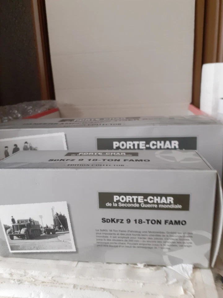 Hannomag FAM0 18 tonnes porte-char Panzer VI Tiger I France 1944 Ixo Atlas 1/43 - Photo 2/4