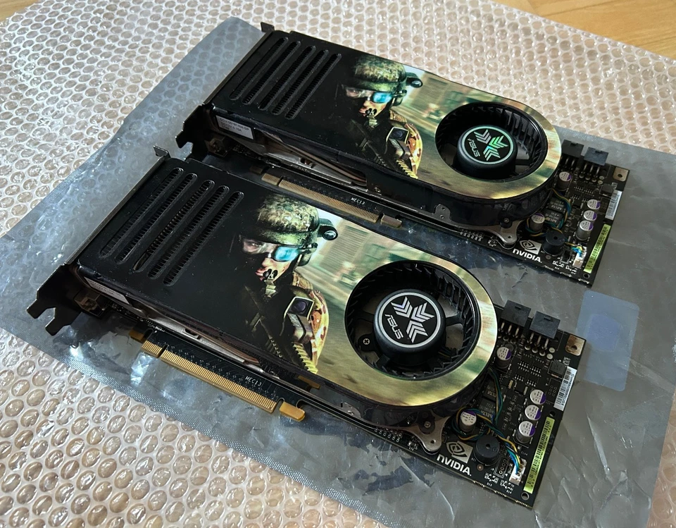 2x ASUS GeForce 8800GTX 768MB GDDR3 PCI-E Graphics Cards Matched Pair SLI - Image 2 of 4