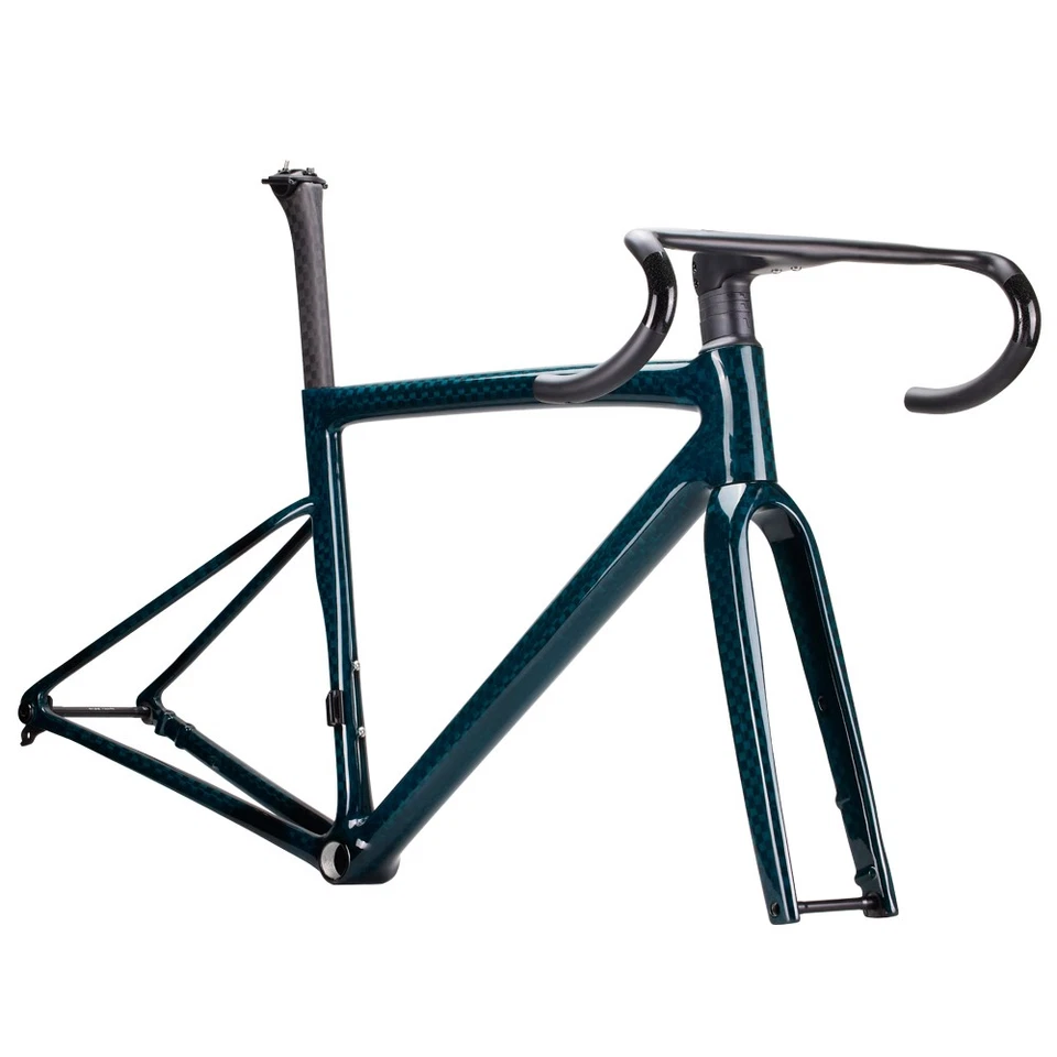 Airwolf T1100 Carbon Rennrad Rahmen Aero Lightweight Fahrrad 700x28c BSA R013 - Bild 2 von 4