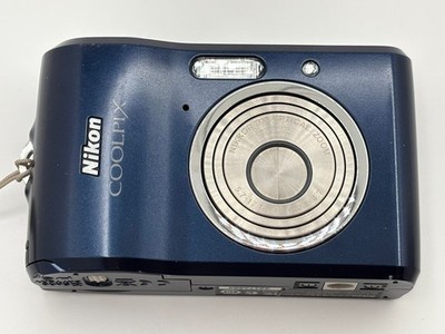 Nikon Coolpix Digital Camera L18 Navy Blue 8MP 3.0 Inch LCD Tested Working