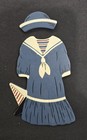 Two Paper WOODEN Dolls W/ stands, 15 Magnetic Outfits, 9 Hats Interactive Toy — photo 9
