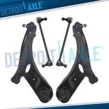 Front Lower Control Arms w/Ball Joints Sway Bars for 2012 - 2017 Hyundai Accent
