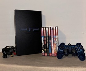 Sony PlayStation 2 SCPH-50001 Console w/ Controller & Games GTA, Ratchet ,Tested