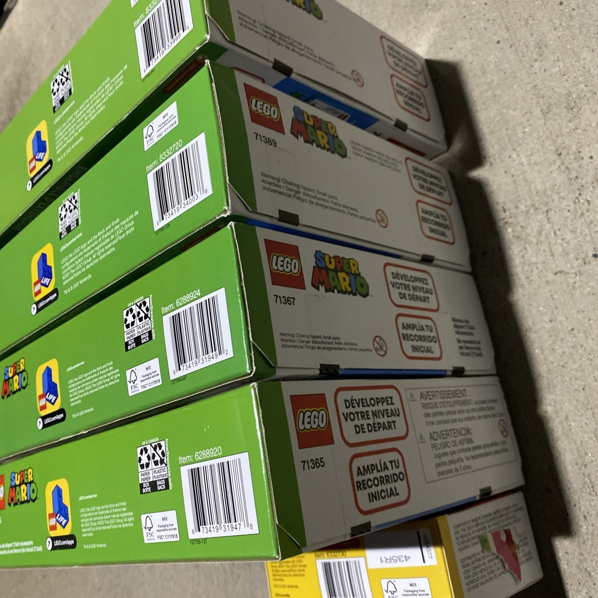 LEGO Super Mario: Expansion Bundle (71365+71367+71383+71389+71393