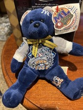 **RARE** Derek Jeter World Series 2000 Team Beans Authentic Beanie Plush Bear