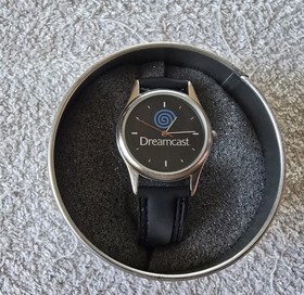Rare 90s SEGA Dreamcast Watch Boxed - Ecofilmes Portugal Staff Blue Swirl Promo 