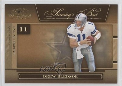 2006 Donruss Classics Sunday's Best Gold 15/100 Drew Bledsoe #SB-19 10lp