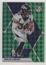 2020 Panini Mosaic Green Mosaic Prizm Phillip Lindsay #70 2k3
