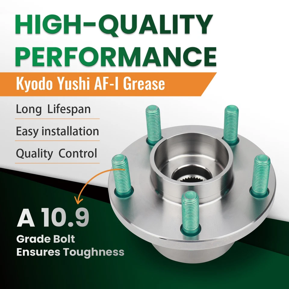 Par Lucas: 2 cojinetes de cubo de rueda delantera izquierda derecha nuevos para Volvo V50 C70 C30 S40 Foto 4 de 4