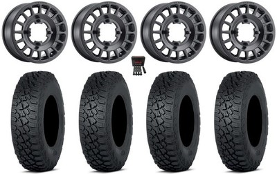 Method 407 14'' Wheels Black 30'' Tenacity XNR Tires Renegade Outlander