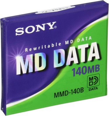 SONY MMD-140B wiederbeschreibbare MD DATA 140MB Mini Disc [NEU] Minidisc für ...