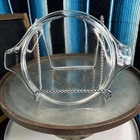 Pyrex Clear Glass LID ONLY with Tabs 474 -C  23 VTG