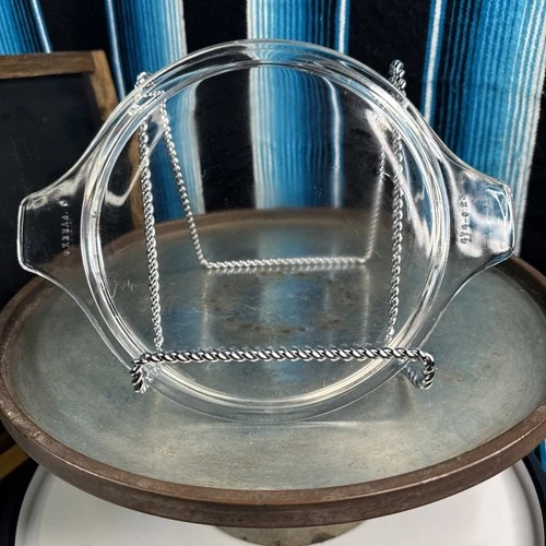 Pyrex Clear Glass LID ONLY with Tabs 474 -C  23 VTG