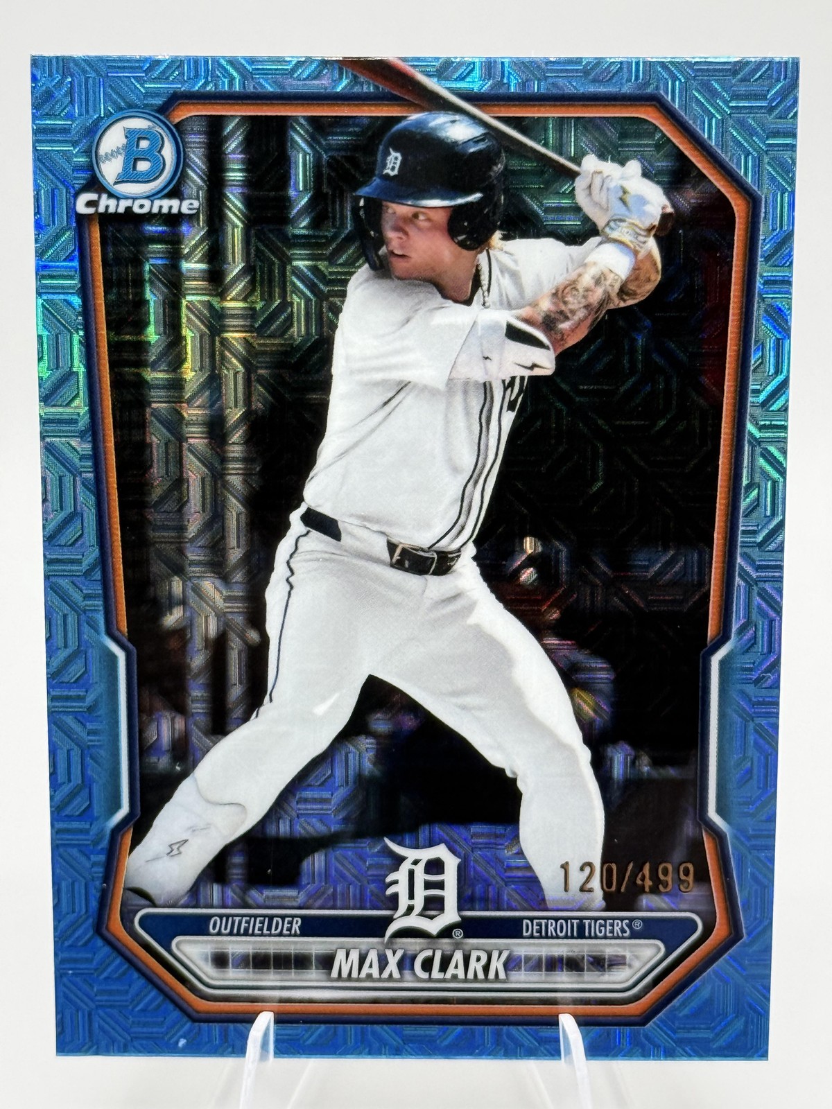 Max Clark 2026 Bowman Mega Box #BCP-2 Chrome Prospects - Sky Blue 