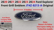 2020 2021 2022 2023 2024 Ford Explorer Front Grill Emblem Jt4z-8213-a Original 2020 2021 2022 2023 2024 Ford Explorer Front Grill Emblem Jt4z-8213-a Original