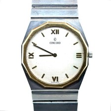 Pre-Owned 18ct Yellow Gold and Stainless Steel Concord Mariner Watch (Gents)