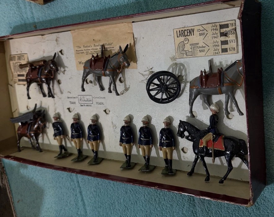 SOLDADOS BRITÁNICOS MOUSIN ARTILERY MULE TEAM & QUICK FIRING CO Foto 2 de 4