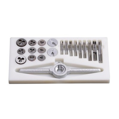 Steel 31pcs Mini HSS Tap and Die metric 1mm-2.5mm Watchmaker Model Tools Kit b