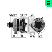 Lichtmaschine Generator Lima ERA 209612A 14V FüR Chrysler Voyager 4 RG RS VAN