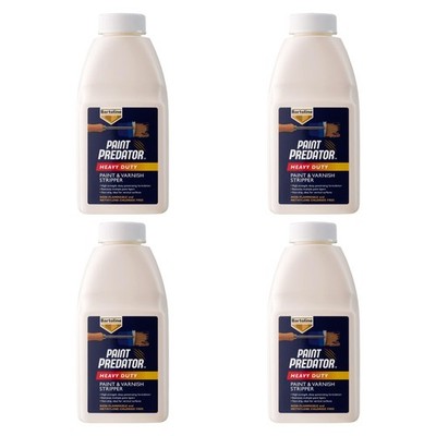 4x Bartoline Paint Predator Heavy Duty Lack Abbeizer tropffrei 500 ml