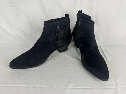 Costume National Pony Style Calf Skin Boots Made In Italy Real Leather Sz 11