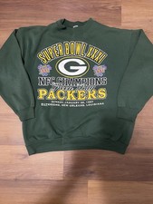 NFL Green Bay Packers Super Bowl XXXI NFC Champions Green Sweatshirt