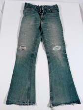 Early 1970s Levi's Orange Tag Flared Jeans Made in USA