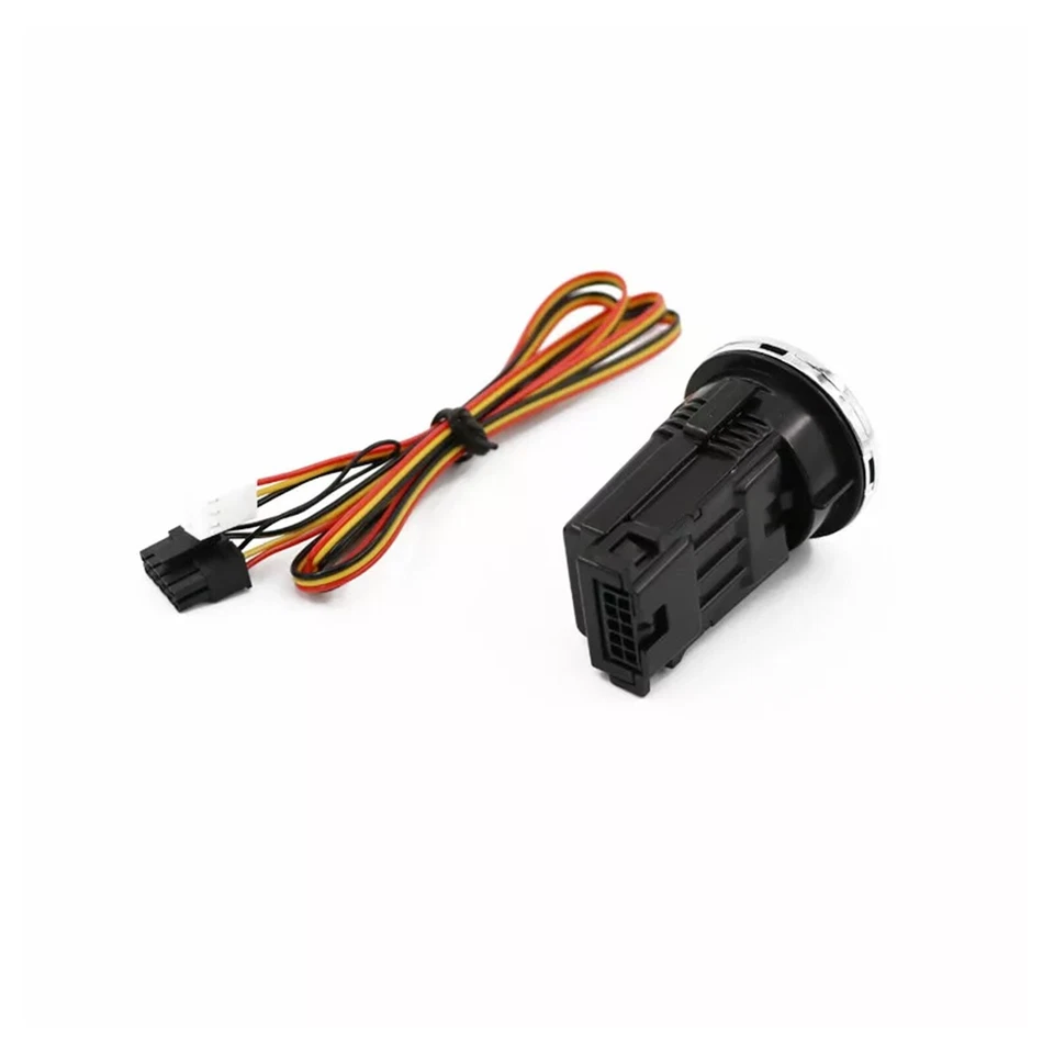 Car Keyless Engine Start Stop Push Button Power Starter Switch US DC12V 3Pin Foto 4 de 4