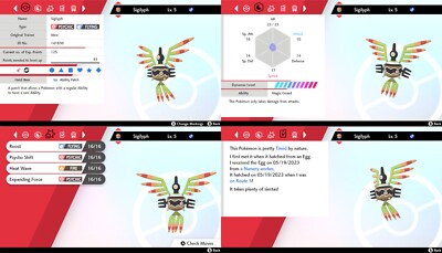 Ultra Shiny 6IV Auswahl 250 Dex #001-808 Level 5 Pokemon Schwert/Schild Home